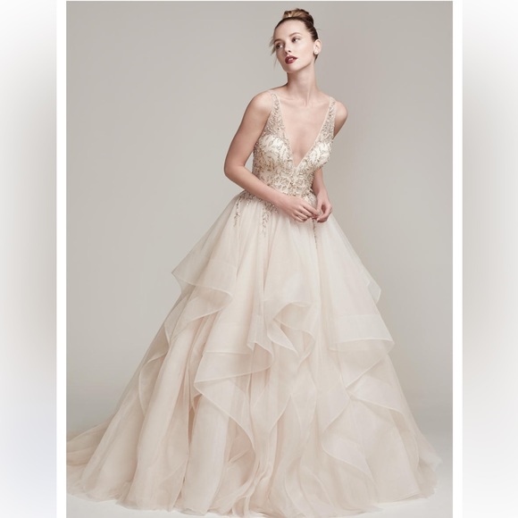 Sottero and Midgely by Maggie Sottero Wedding Dress
Style Amelie-6SR861 - Picture 1 of 15